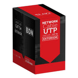 Cable UTP Cat5 Exterior BDN 305mts 100% Cobre Negro - BDN-5EXG100C