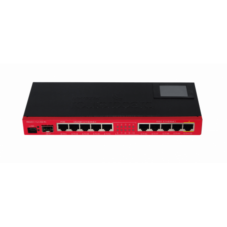 Router RB2011UIAS-IN -MIKROTIK 5-100 5-1000 SFP L5 USB Console-RJ45 600MHz 128mb PoE/8-30V -