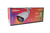 Cámara Bullet HDCVI Dahua® 2MP 2.8mm Led20 Full Color Metálica - HFW1209CMN-LED-0280B