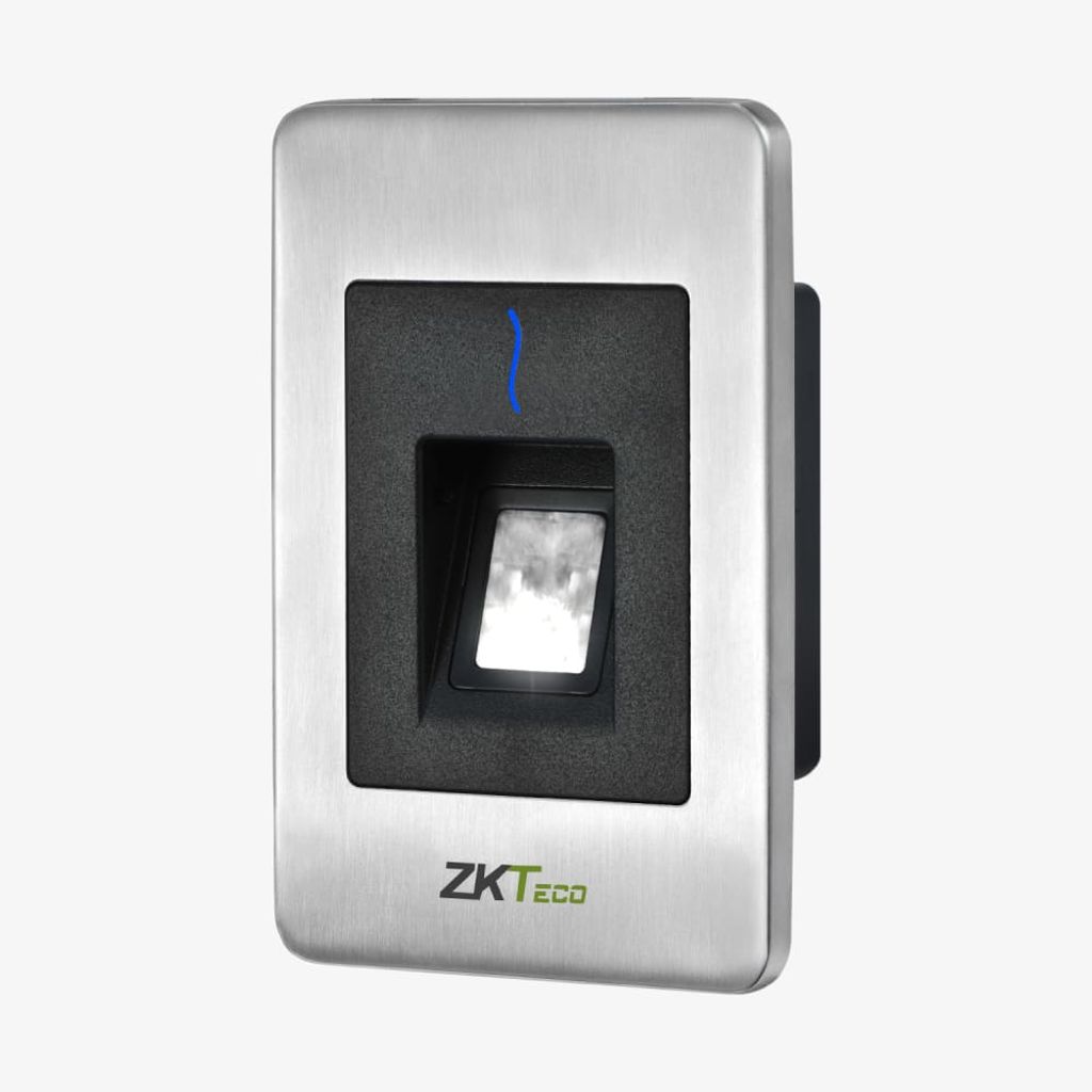 Lector Biométrico Esclavo de Huella (z-id) y Tarjeta RFID 13.56Mhz IP65 Zk - FR1500 Mifare