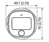 Cámara Bullet HDCVI  Dahua® 2MP 2.8mm IR20 IP67 FullColor - HFW1209CMN-A-LED-0280B-S2